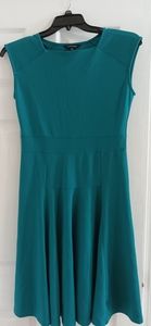 Lands' End Sleeveless Green Jersey Dress